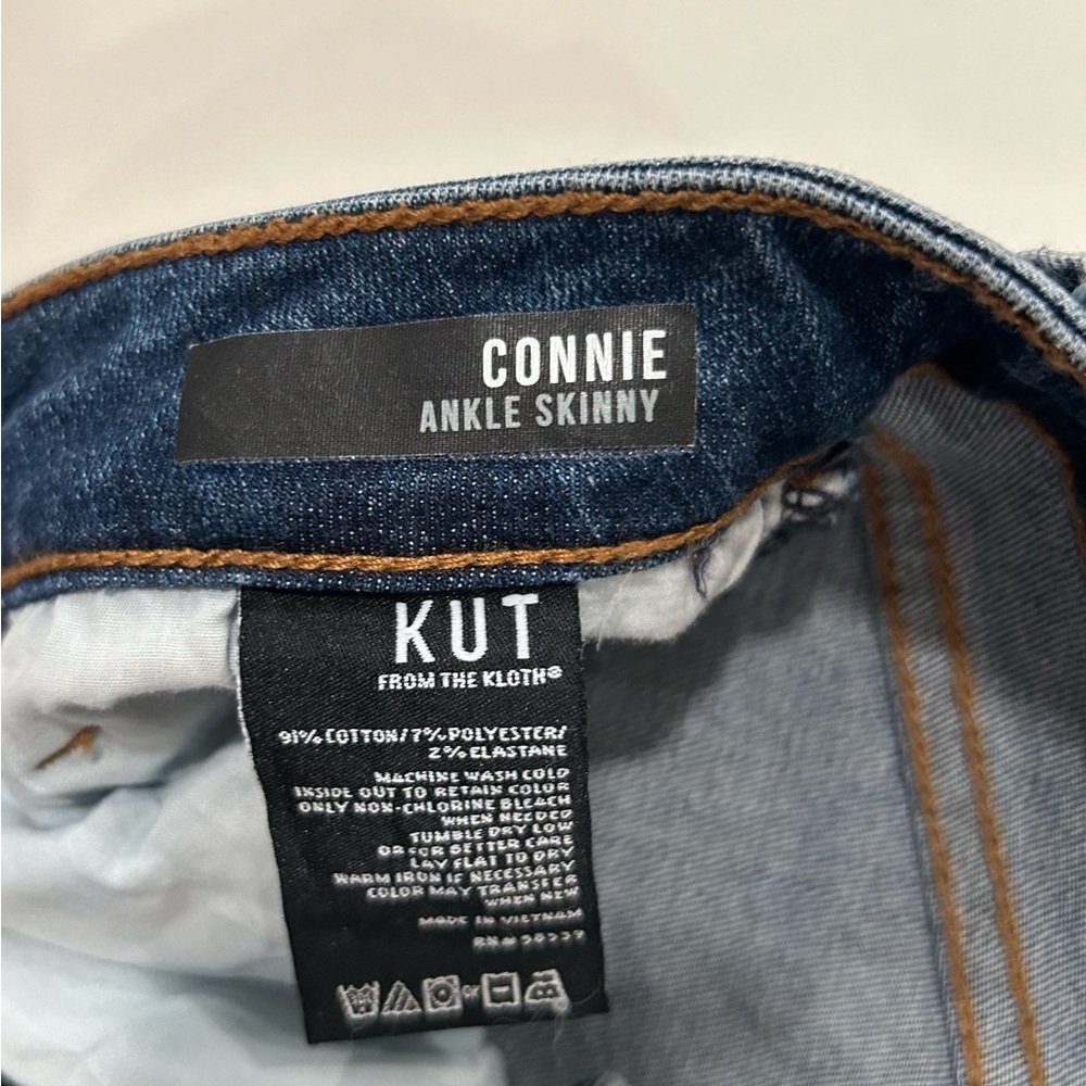 KUT from the Kloth Connie ankle skinny jean - size 6